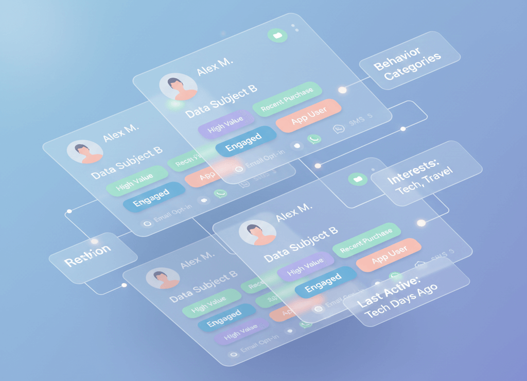 Bulk SMS marketing with segmented customer profiles.