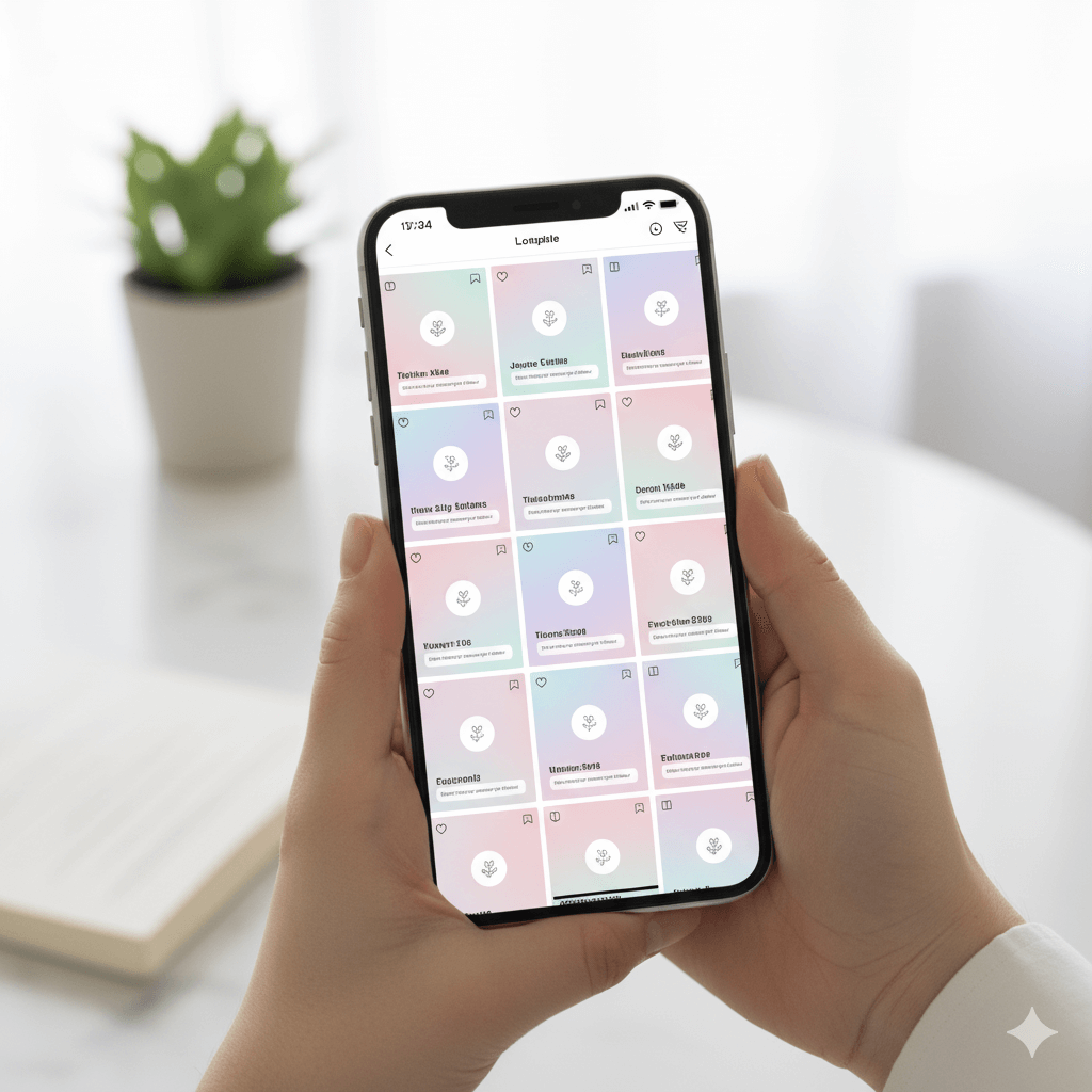Consistent Instagram branding design
